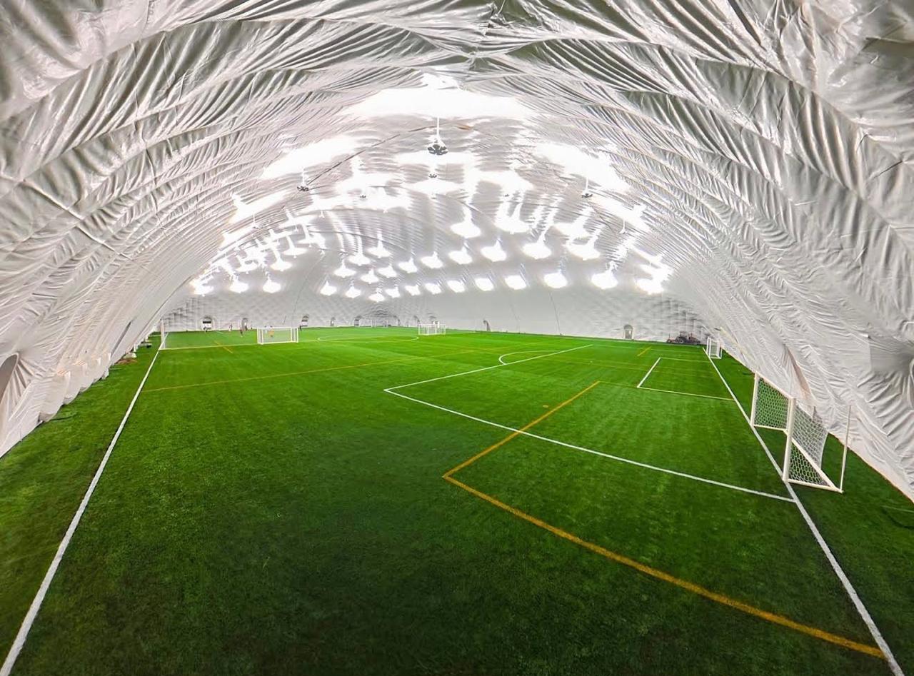 Sport X Domes – football pitch in Abu Dhabi